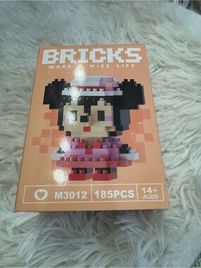 Minnie Mouse Bricks Building block Set - 185 pieces